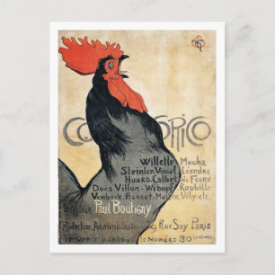 Vintage French Cocorico Artists Postcard