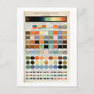 Vintage French Colour Spectrum Postcard