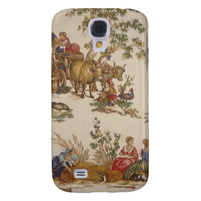 Vintage French Country Toile Case iPhone 3G/3GS (Back)