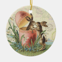 Vintage French Easter bunnies