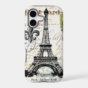 Vintage French Eiffel Tower iphone 5 case