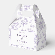 Vintage French Floral Lavender Purple Wedding