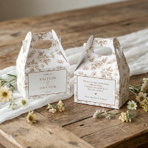 Vintage French Floral Terracotta Orange Wedding