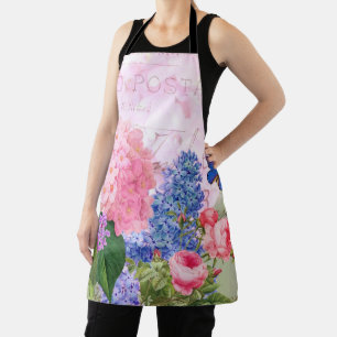 Vintage French Flowers Apron