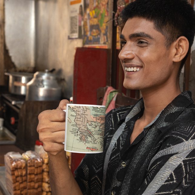 Vintage French Great Lakes Map Coffee Mug (Creator Uploaded)