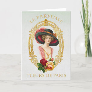 Vintage French Greeting Card