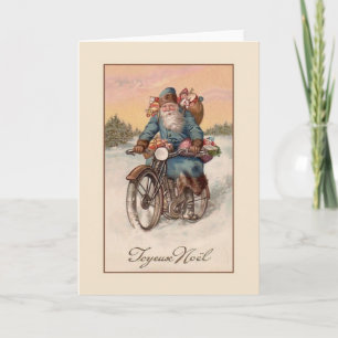 Vintage French Joyeux Noël Christmas Card