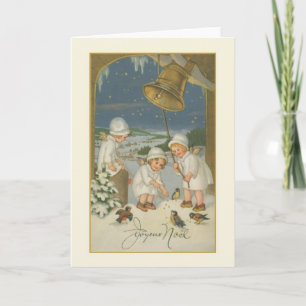 Vintage French Joyeux Noël Christmas Card