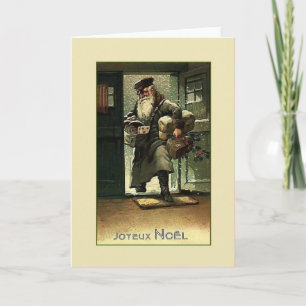 Vintage French Joyeux Noël Christmas Card