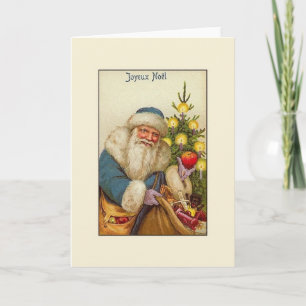 Vintage French Joyeux Noël Christmas Card