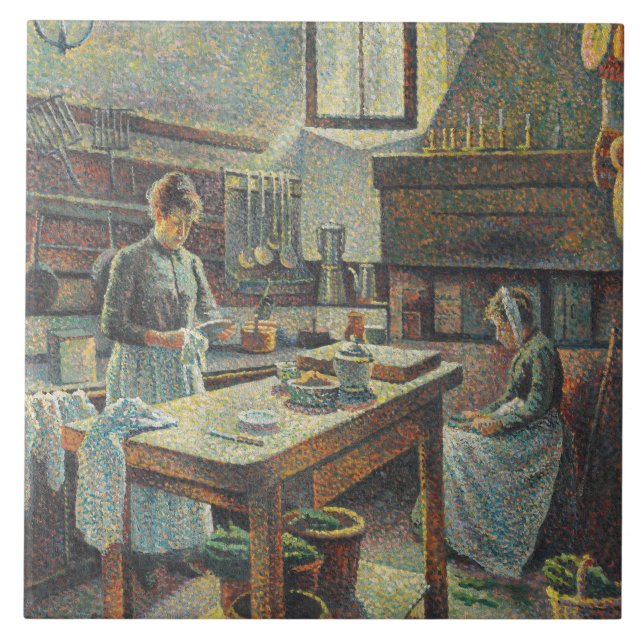 Vintage French Kitchen Tile (Front)