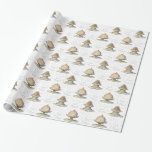 Vintage French Let Them Eat Cake Wedding Birthday Wrapping Paper<br><div class="desc">Elegant antique engravings of French cakes with the famous Marie Antoinette phrase "Let them Eat Cake!"  Great for weddings,  birthdays,  wrapping up food gifts.</div>