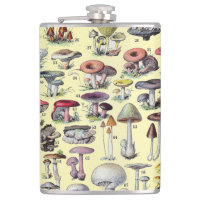 Vintage French Mushroom Cottagecore Botanical Art
