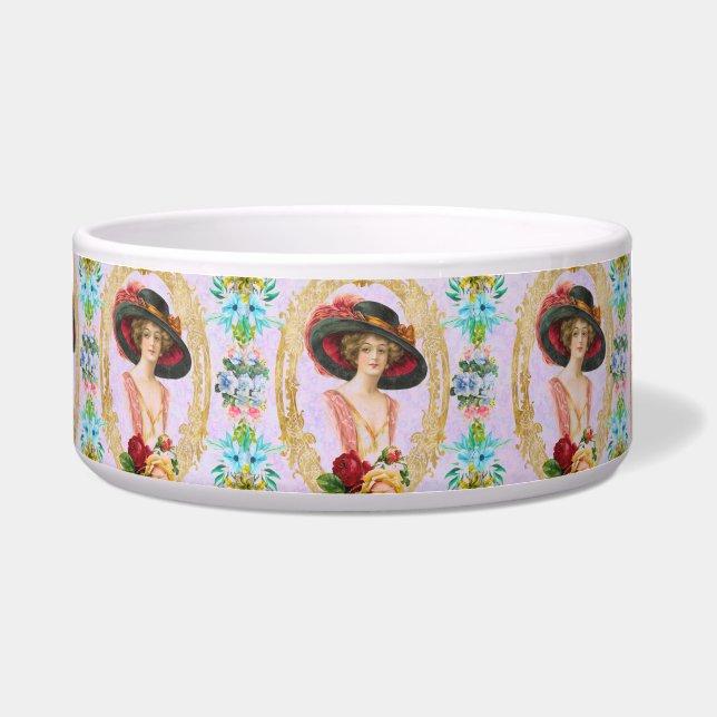 Vintage French Pet Bowl (Front)