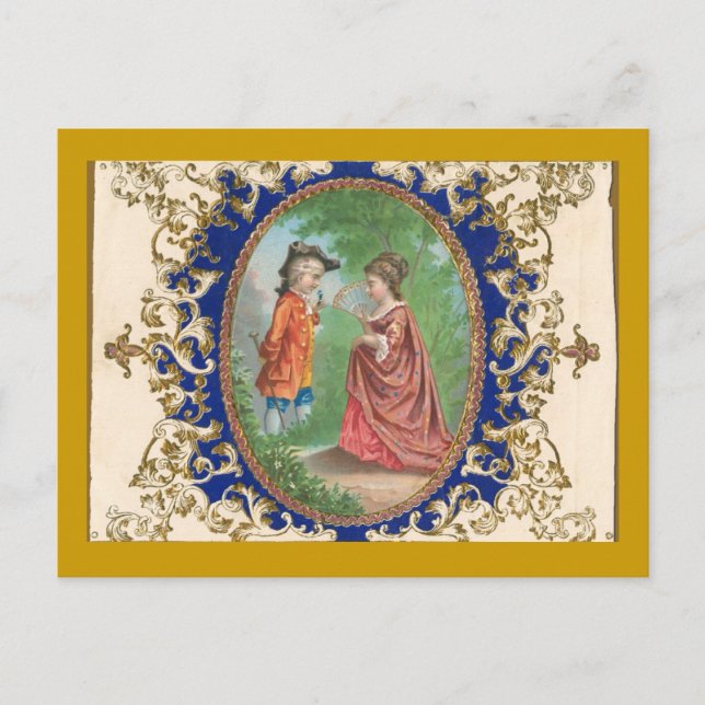 Vintage French Postcard Design (Front)