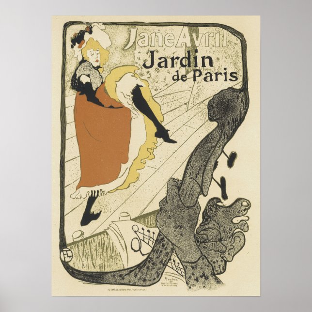 Vintage French Posters - Jardin de Paris (Front)