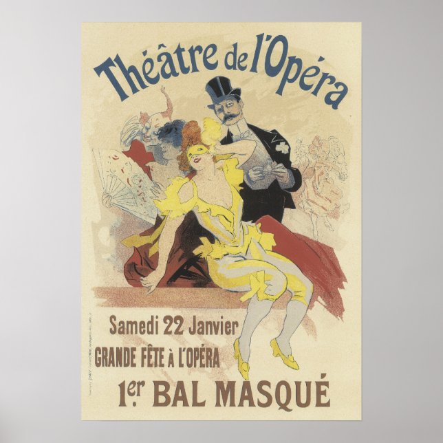 Vintage French Posters - l'Opera (Front)