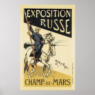 Vintage French Posters - Russian Exhibition