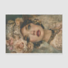 Vintage French Preppy Lady Decoupage