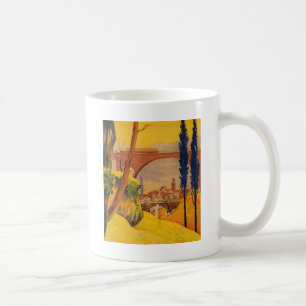 Vintage French Railroad Travel Coffee Mug