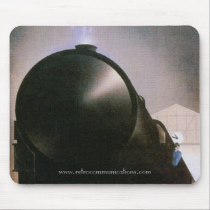 Vintage French Railway Poster Mousepad