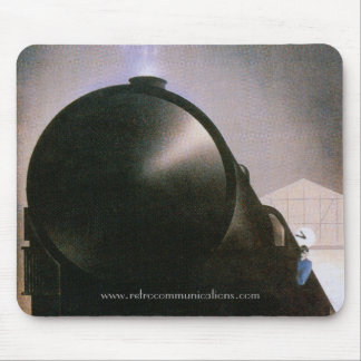 Vintage French Railway Poster Mousepad