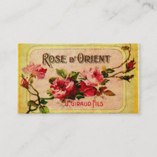 Vintage French Roses Business Card