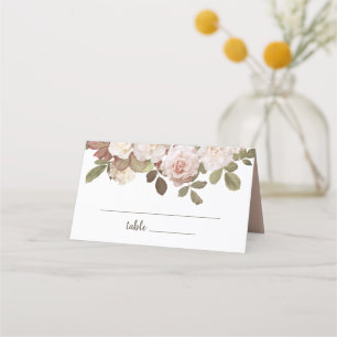 Vintage French Roses Wedding Place Card