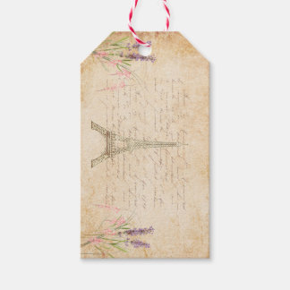 Vintage French Script Gift Tags