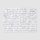 Vintage French Script Tissue Paper<br><div class="desc">A large print of vintage style French script that is perfect for gift wrapping or for paper craft projects.</div>