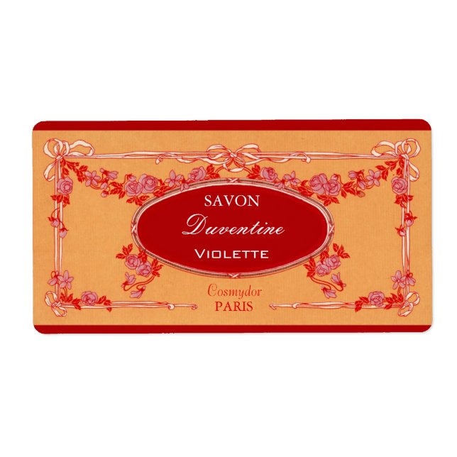 Vintage French Soap Label (Front)