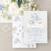 Vintage French Toile Chinoiserie Bridal Tea Shower