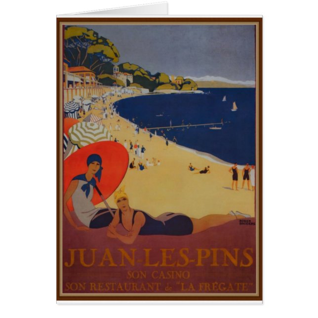 Vintage French Travel Advertisement (Front)