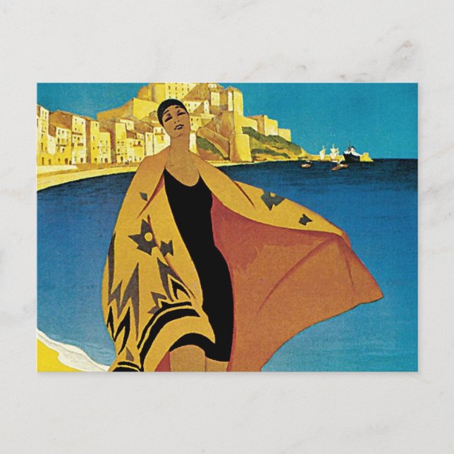 Vintage French Travel Postcard (Front)