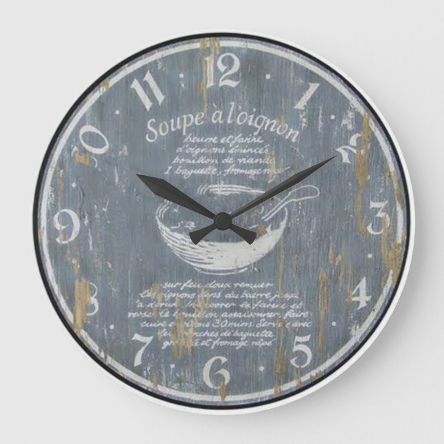 Vintage French Wall Clock (Front)