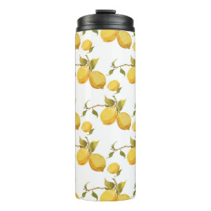 Vintage Fresh Lemons: Simplistic Design Thermal Tumbler