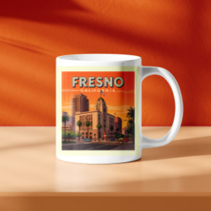 Vintage Fresno California Coffee Mug