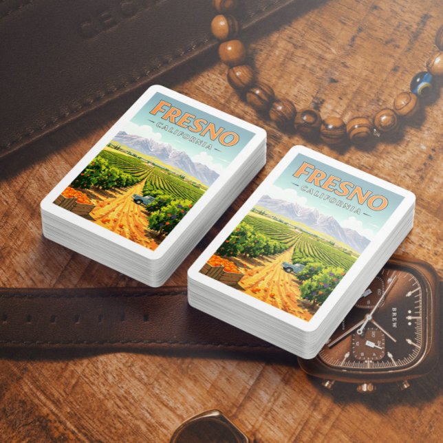 Vintage Fresno California Playing Cards (Creator Uploaded)