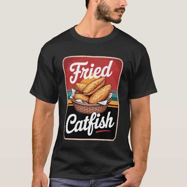 Vintage Fried Catfish T-Shirt (Front)