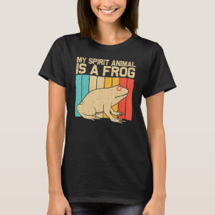 Vintage Frog For Men Women Kids Cute Frog Toad T-Shirt