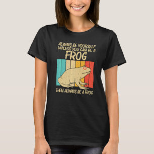 Vintage Frog For Men Women Kids Cute Frog Toad T-Shirt