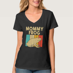 Vintage Frog For Mom Grandma Cute Frog Toad T-Shirt
