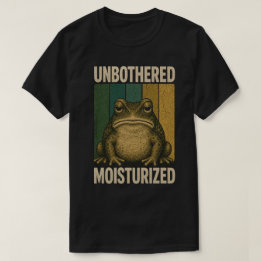 Vintage Frog Retro Aesthetic Design T-Shirt