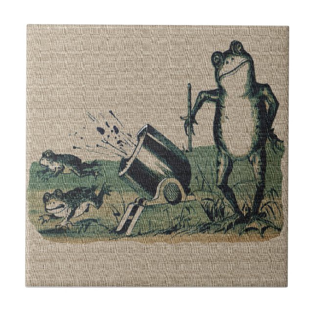 Vintage Frog Tile (Front)