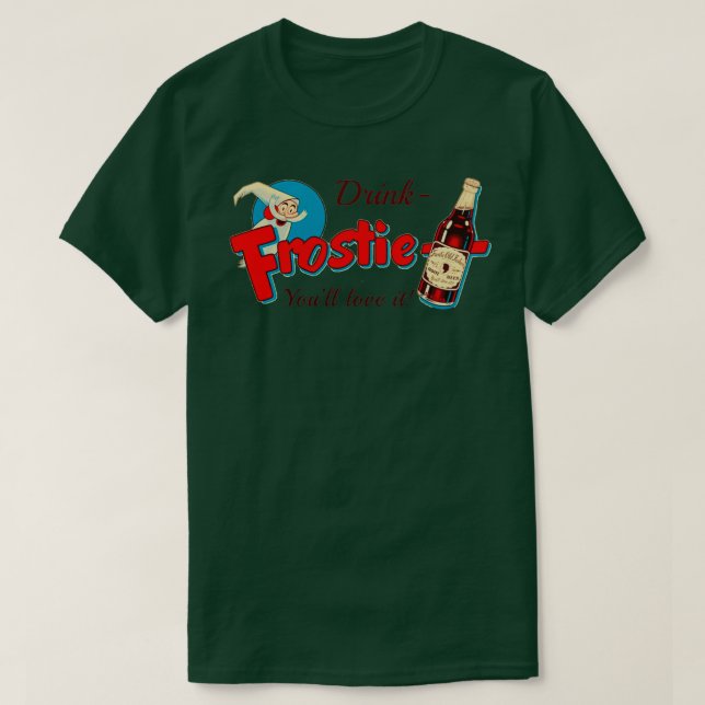 Vintage Frostie Root Beer Design T-Shirt (Design Front)