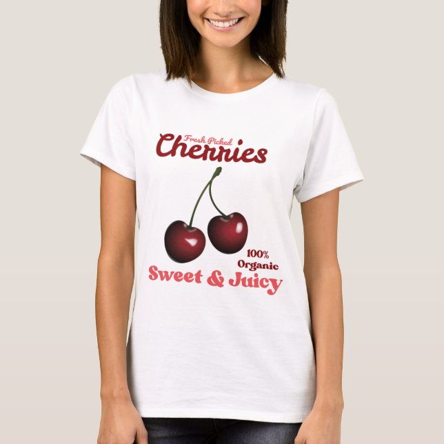 Vintage Fruit Art T-Shirt (Front)