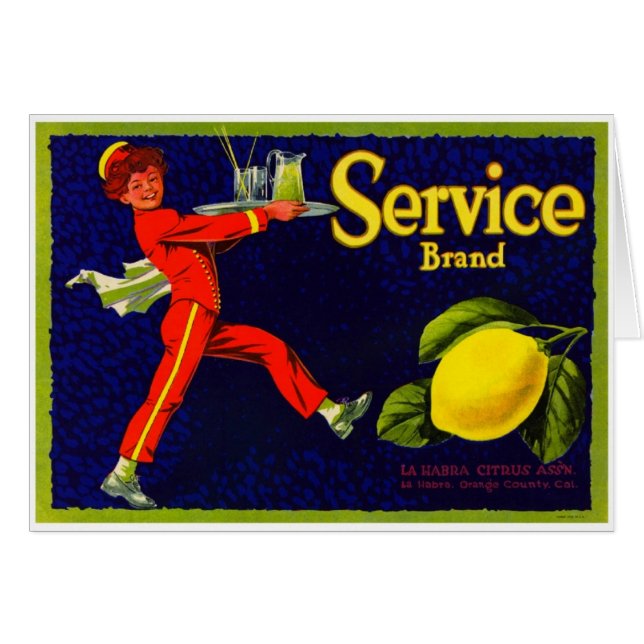 Vintage Fruit Crate Label (Front Horizontal)