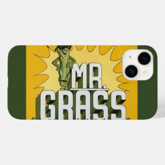 Vintage Fruit Crate Label Art Mr. Grass Asparagus Case-Mate iPhone 14 Case