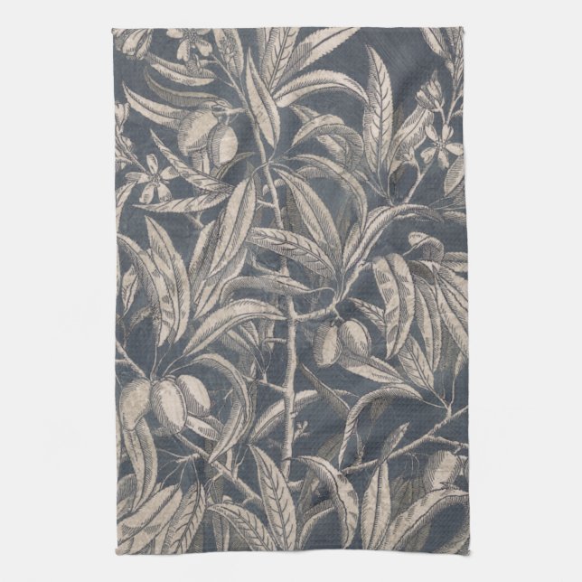 Vintage Fruit & Floral I Tea Towel (Vertical)