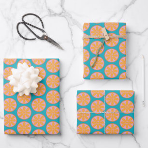 Vintage Fruit Pattern Wrapping Paper